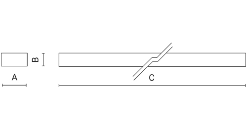 THETA Plafone Sospensione - Dimensioni