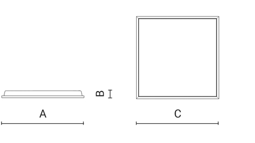 VISUAL LED - Pannelli luminosi, dimensioni