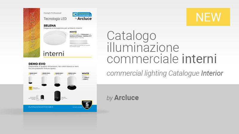 Catalogo illuminazione commerciale INTERNI - Autunno 2024